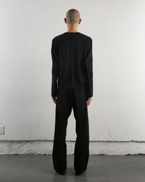 3D TWISTED WIDE LEG JEANS