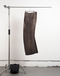 3D TWISTED WIDE LEG JEANS