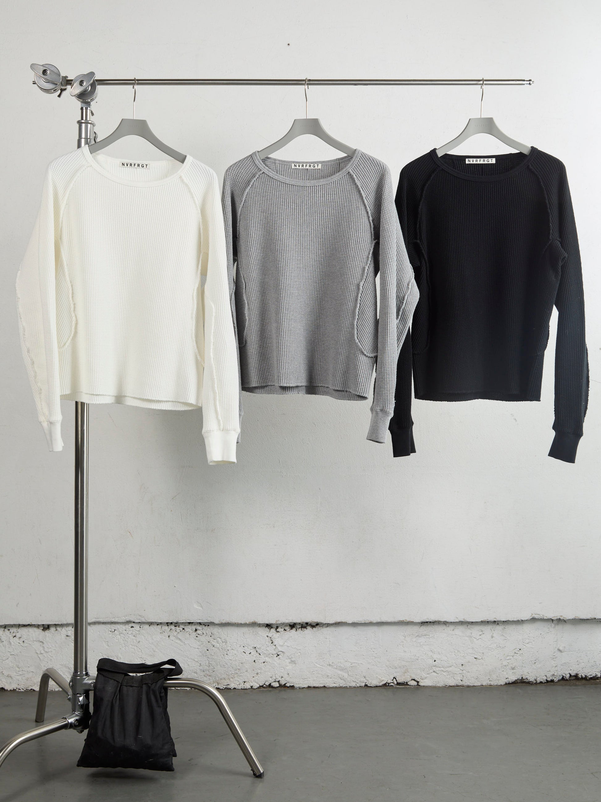 WAFFLE THERMAL LONG SLEEVE T‑SHIRT