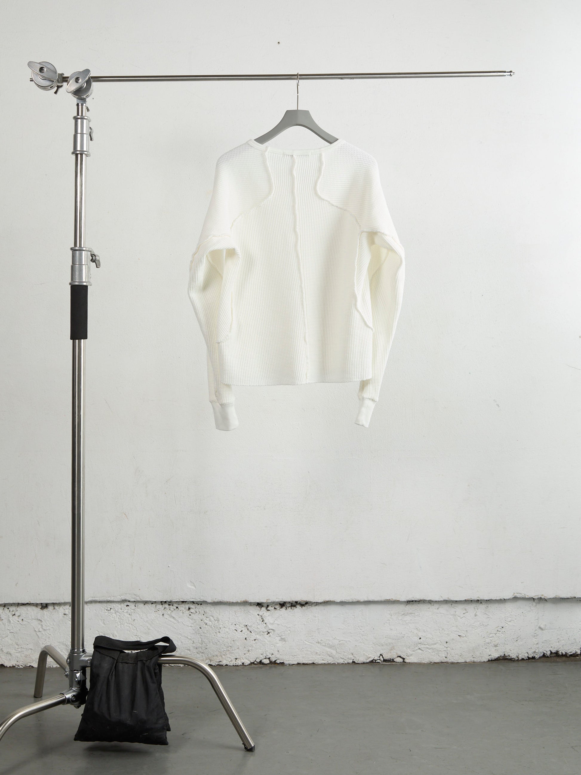 WAFFLE THERMAL LONG SLEEVE T‑SHIRT