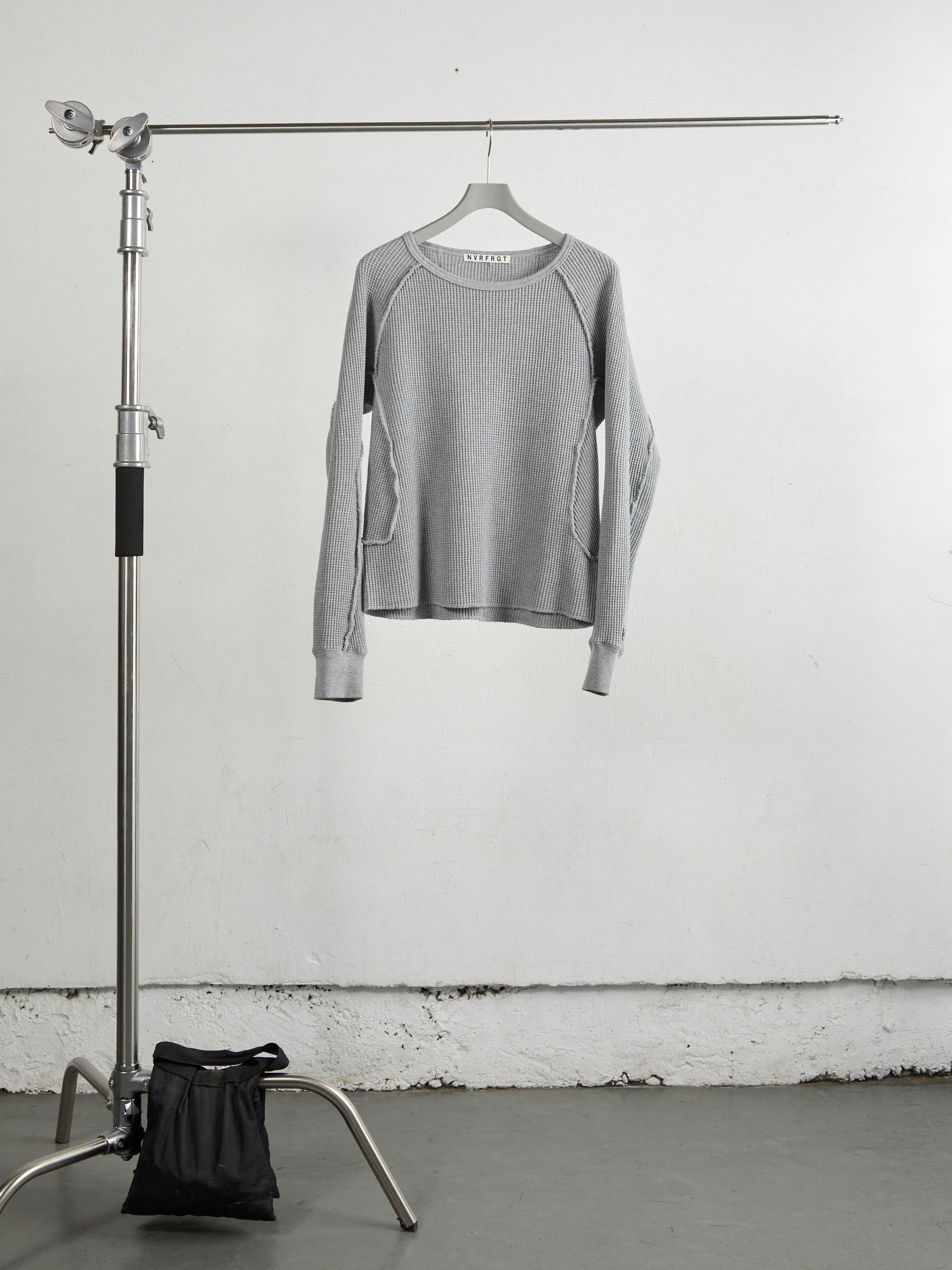 WAFFLE THERMAL LONG SLEEVE T‑SHIRT