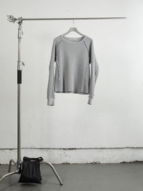 WAFFLE THERMAL LONG SLEEVE T‑SHIRT