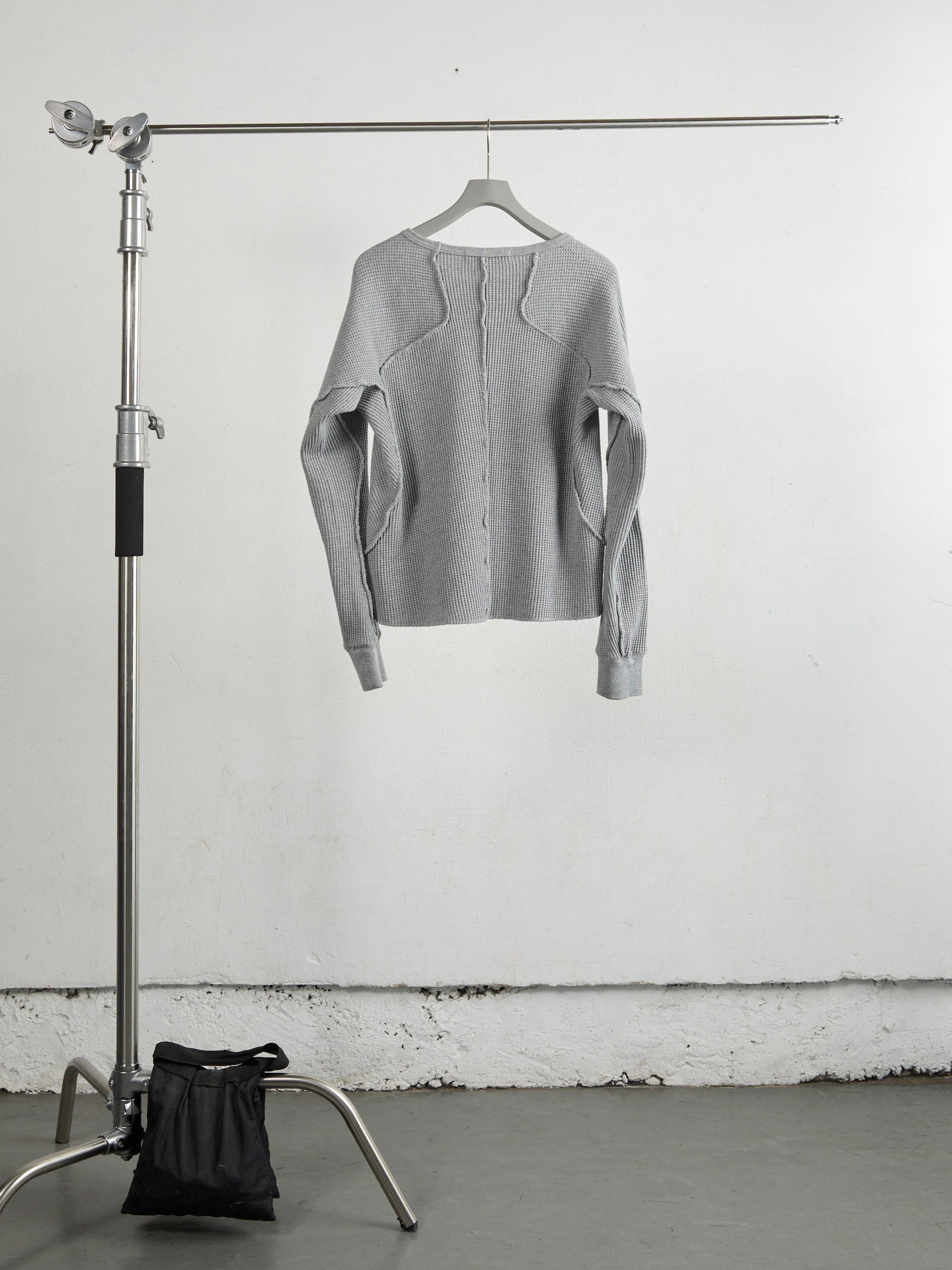 WAFFLE THERMAL LONG SLEEVE T‑SHIRT