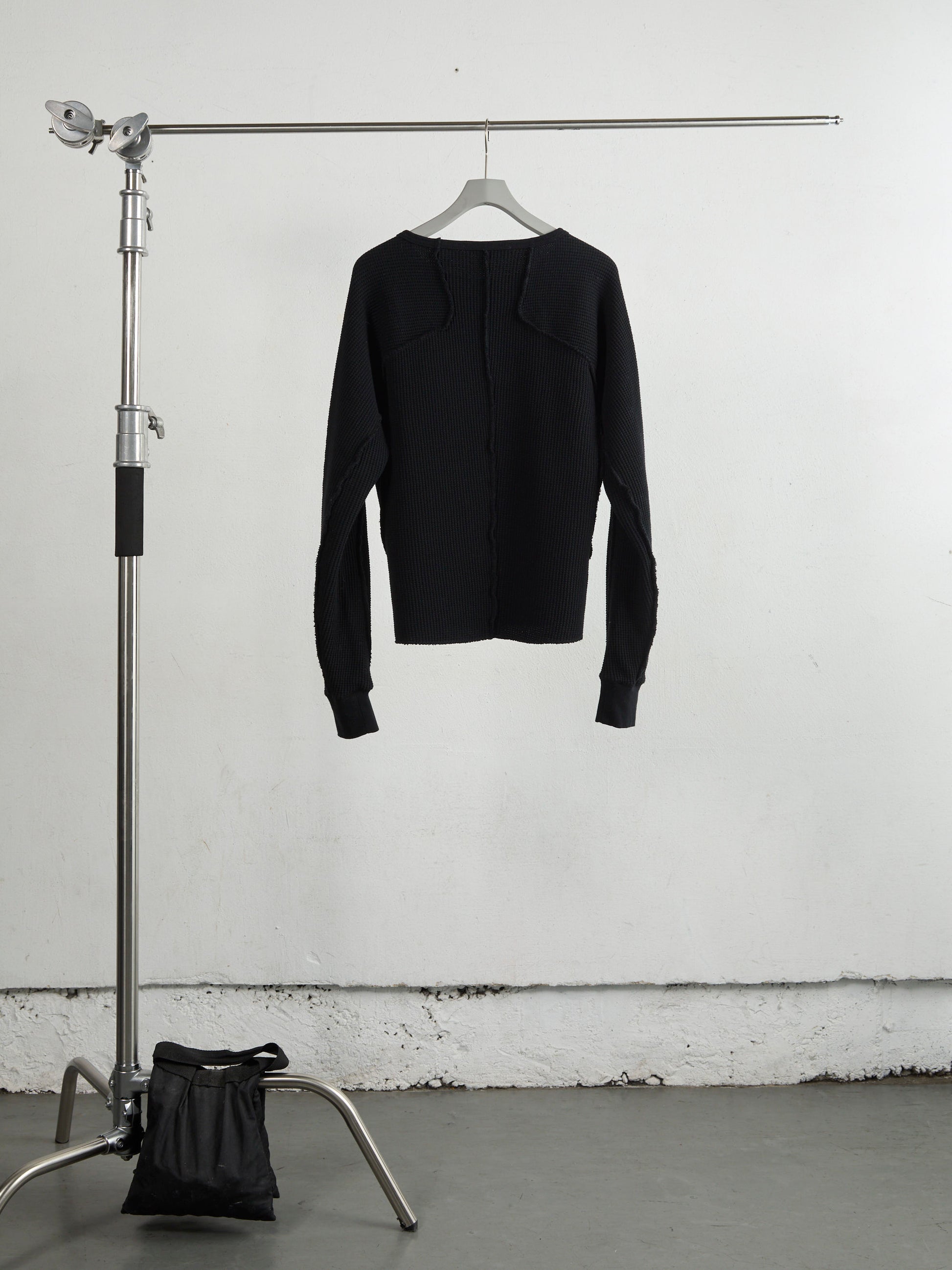 WAFFLE THERMAL LONG SLEEVE T‑SHIRT