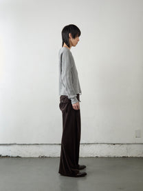 WAFFLE THERMAL LONG SLEEVE T‑SHIRT