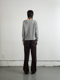 WAFFLE THERMAL LONG SLEEVE T‑SHIRT