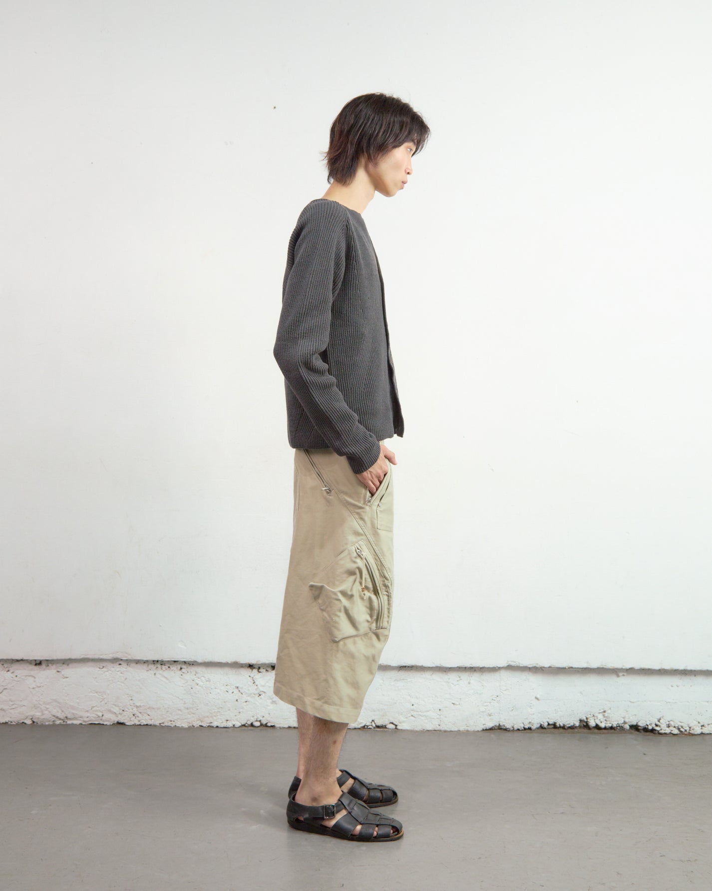 3D TWISTED PARACHUTE CARGO SHORTS