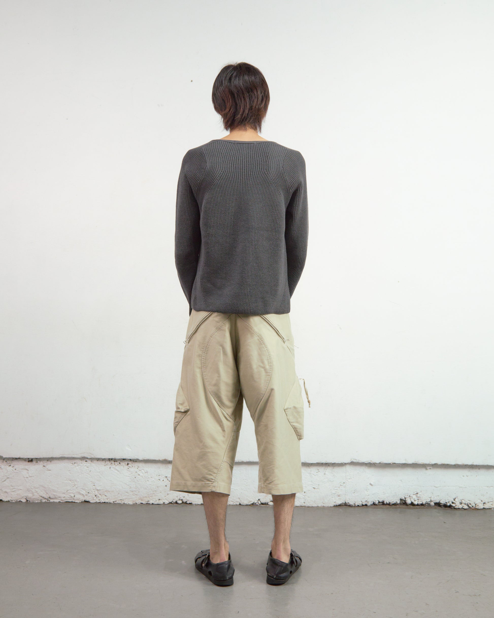 3D TWISTED PARACHUTE CARGO SHORTS