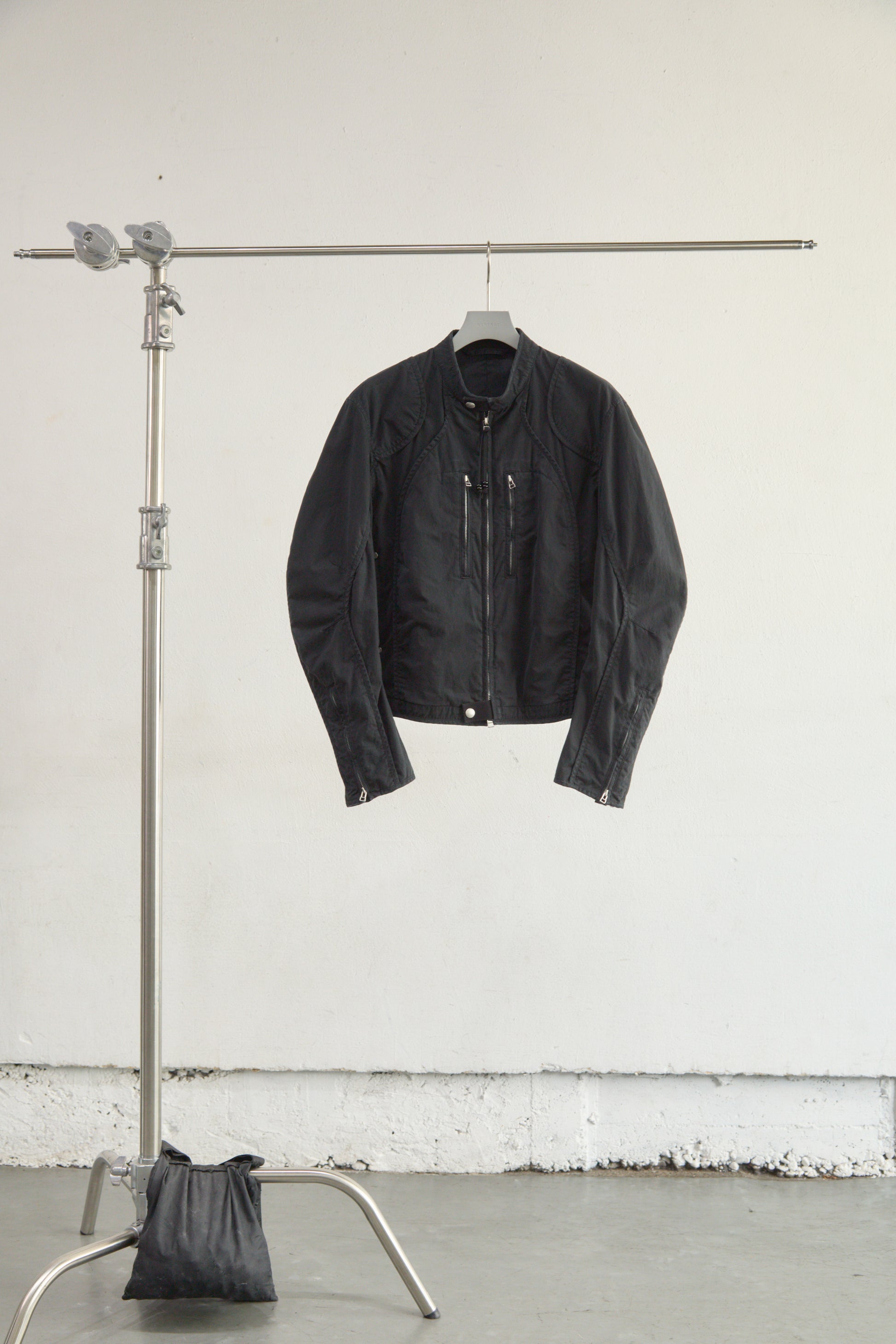 PANELLED MOTOR CYCLE JACKET