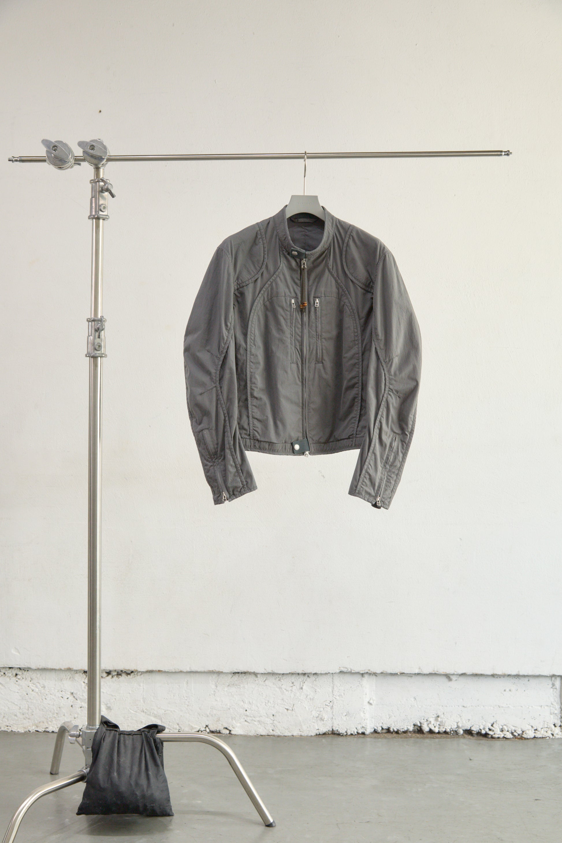 PANELLED MOTOR CYCLE JACKET