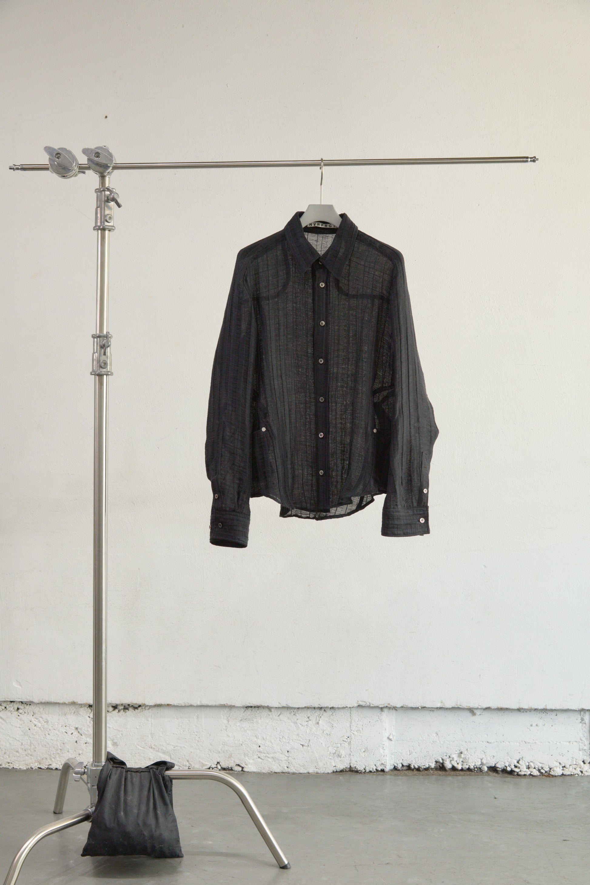 SEMI SHEER LONG SLEEVE SHIRT