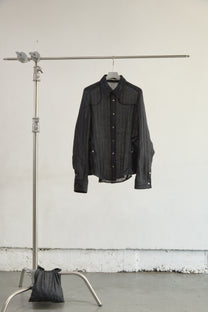 SEMI SHEER LONG SLEEVE SHIRT