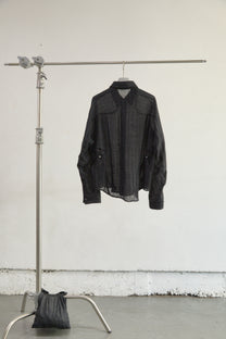 SEMI SHEER LONG SLEEVE SHIRT