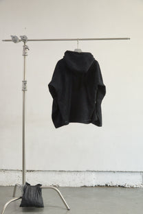 SEMI SHEER FULL ZIP UP HOODIE