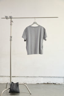 PANELLED V-NECK HALF SLEEVE T-SHIRT