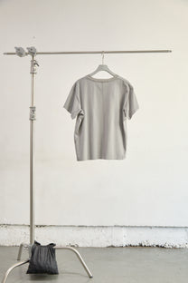 PANELLED V-NECK HALF SLEEVE T-SHIRT