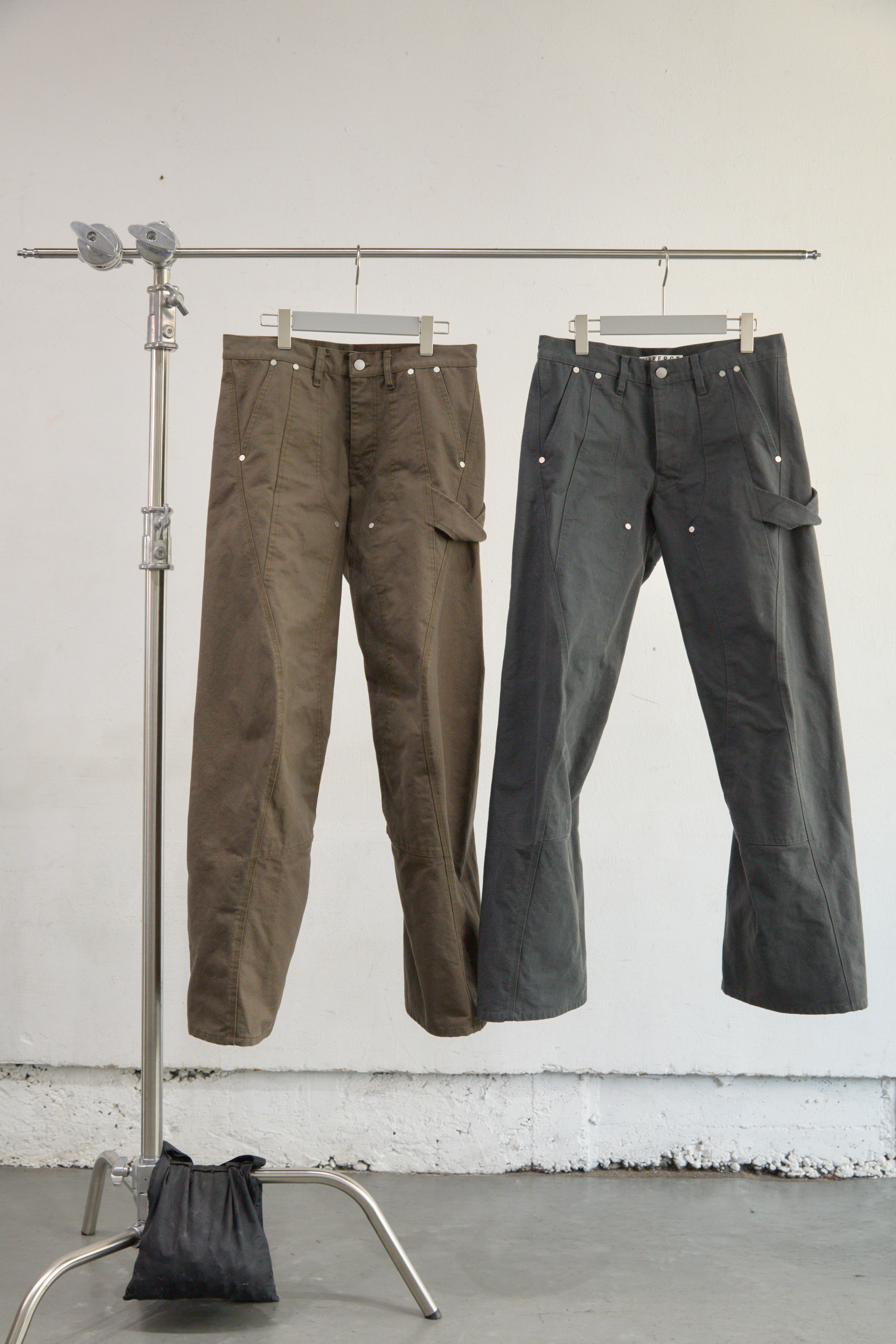 CURVED LEG DOUBLE KNEE WORK PANTS – NVRFRGT