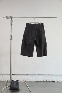 3D TWISTED PARACHUTE CARGO SHORTS