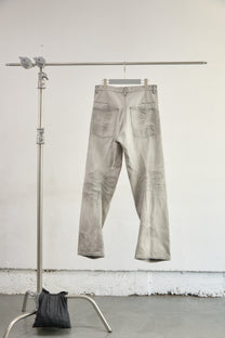 3D TWISTED WIDE LEG JEANS