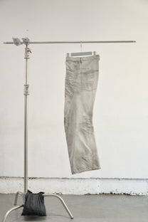 3D TWISTED WIDE LEG JEANS