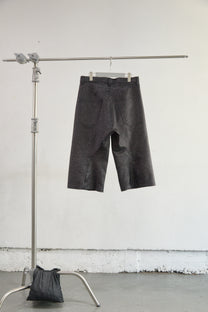 GLITTER TWILL 3D TWISTED JORTS