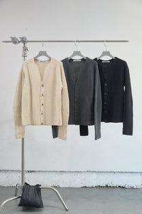 RIBBED CARDIGAN