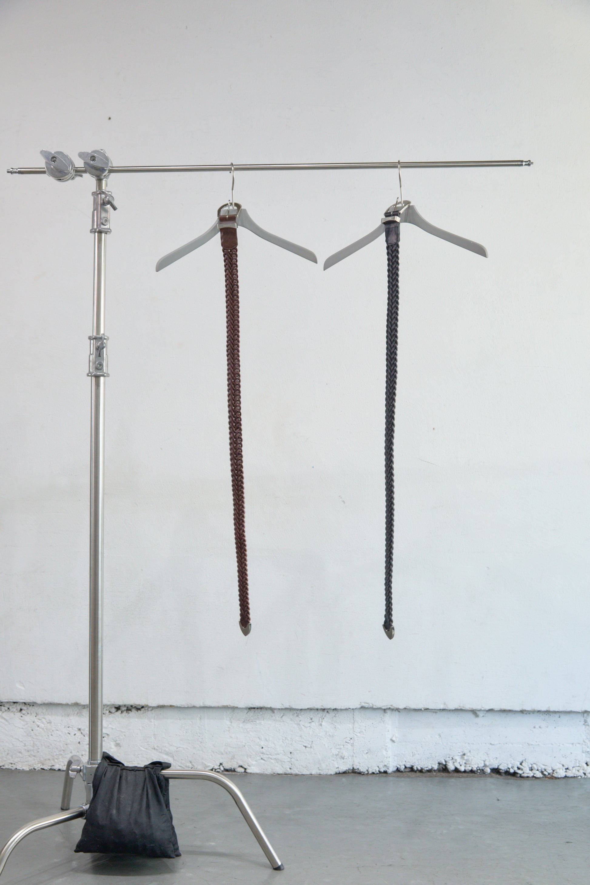 3.8 C LEATHER MESH BELT