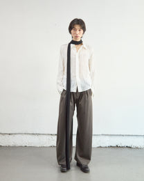 SEMI SHEER LONG SLEEVE SHIRT