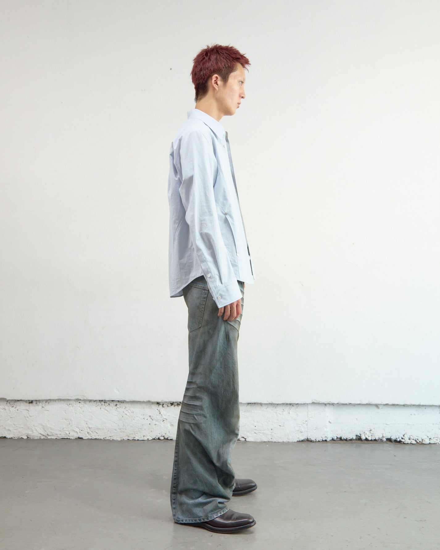 PANELLED LONG SLEEVE SHIRT