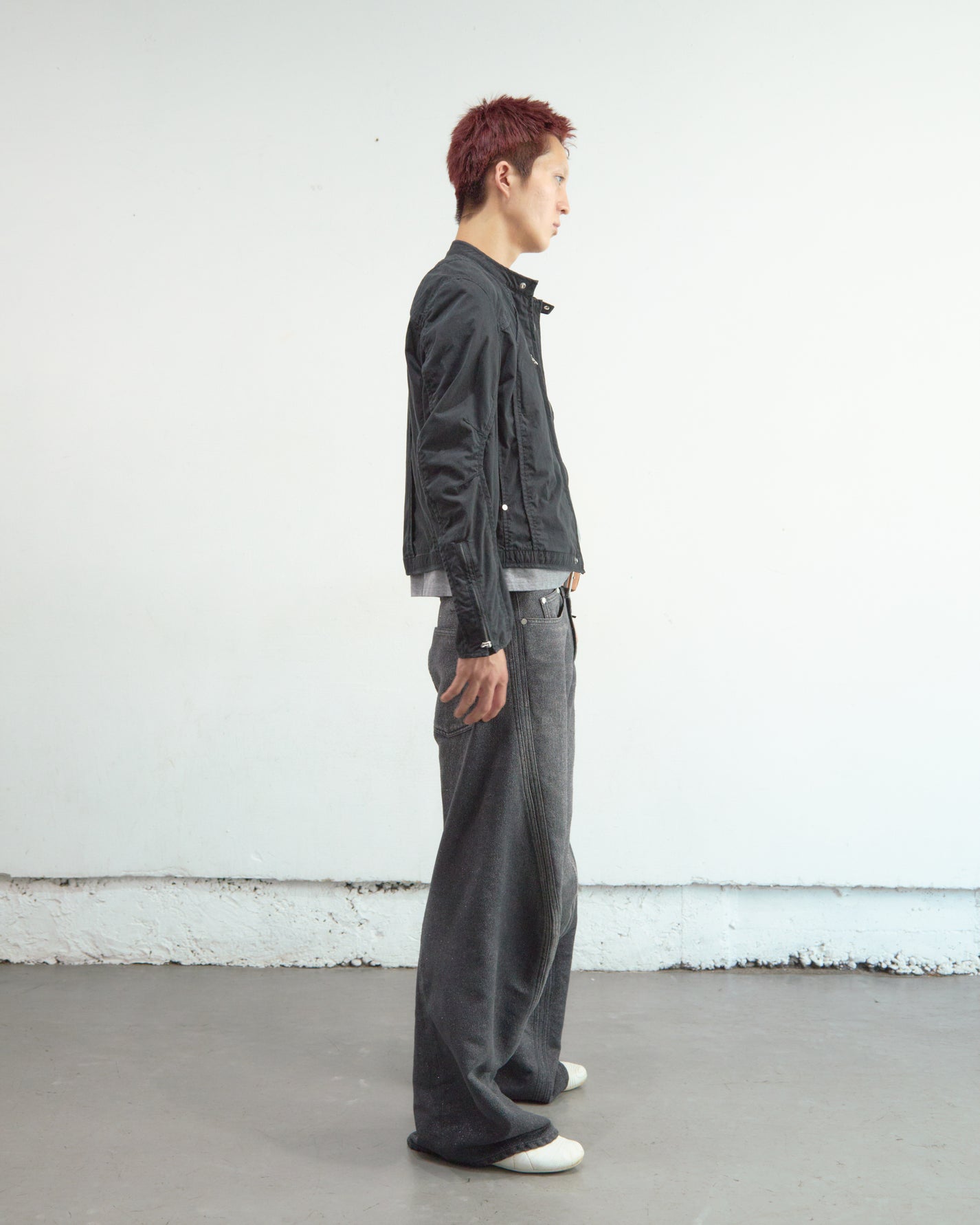 PANELLED MOTOR CYCLE JACKET