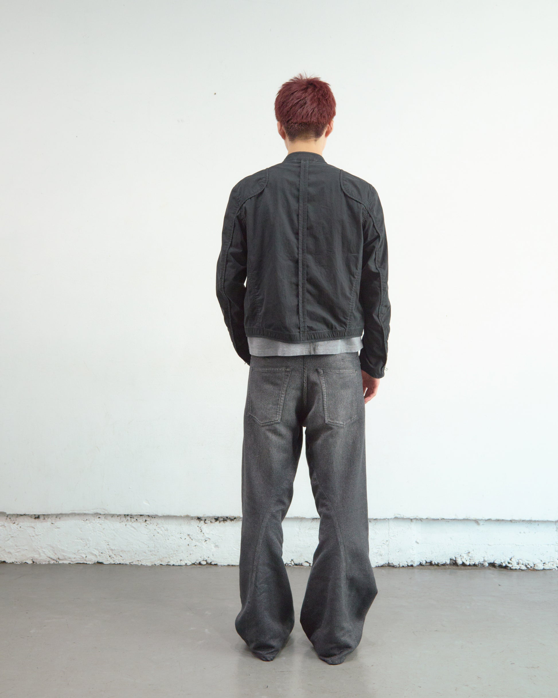 PANELLED MOTOR CYCLE JACKET