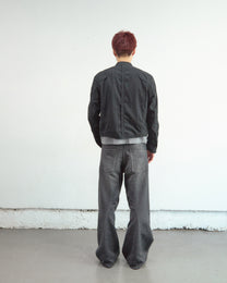 GLITTER TWILL 3D TWISTED WIDE LEG 5P PANTS