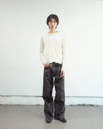 DOUBLE LAYERED LONG SLEEVE T-SHIRT