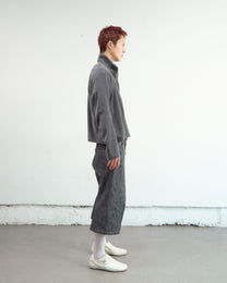 VELOUR ZIP UP TRACK TOP