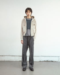 PANELED ZIP UP HOODIE