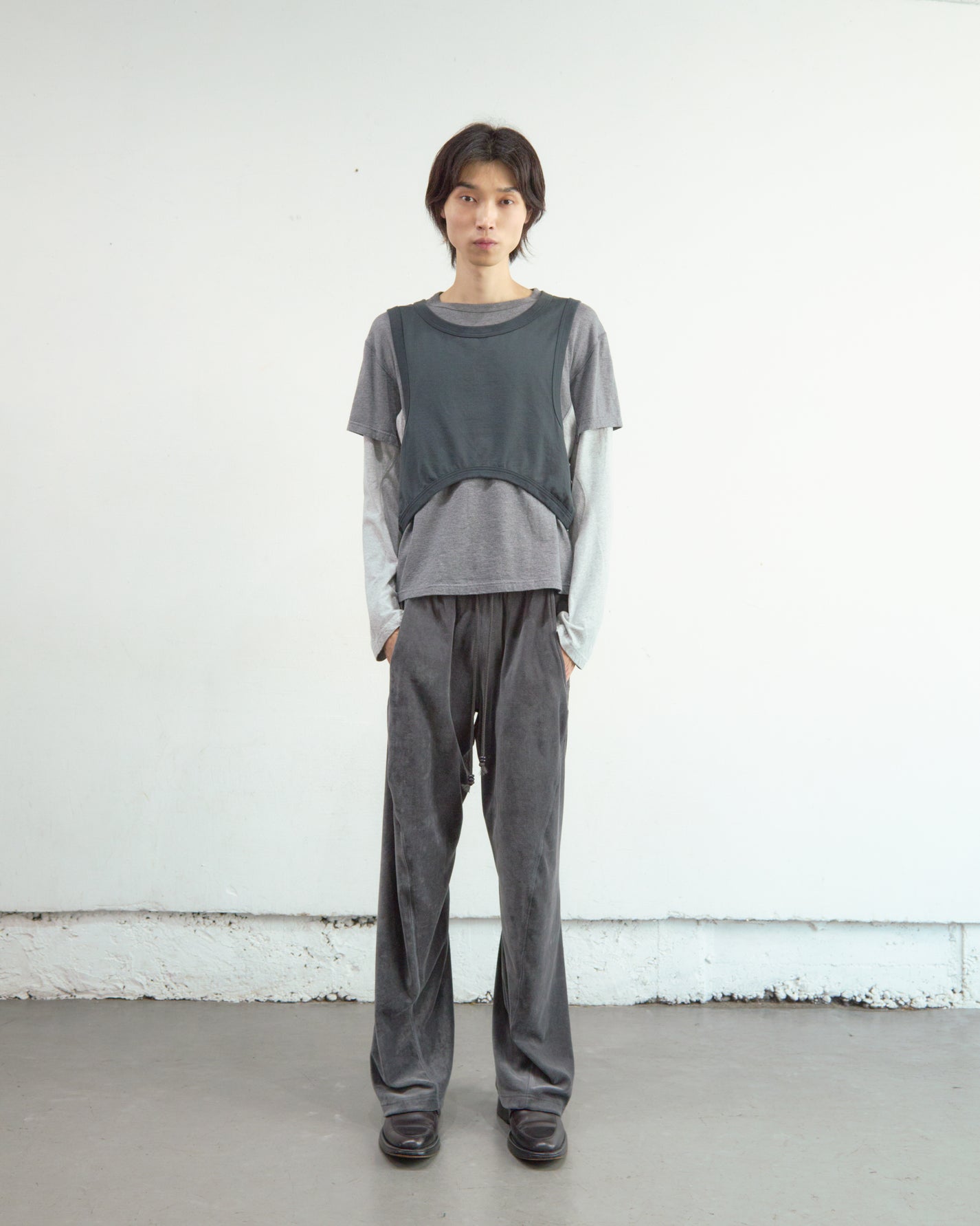 PANELLED MULTI LAYERD T-SHIRT