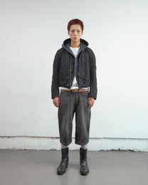 PANELLED MOTOR CYCLE JACKET