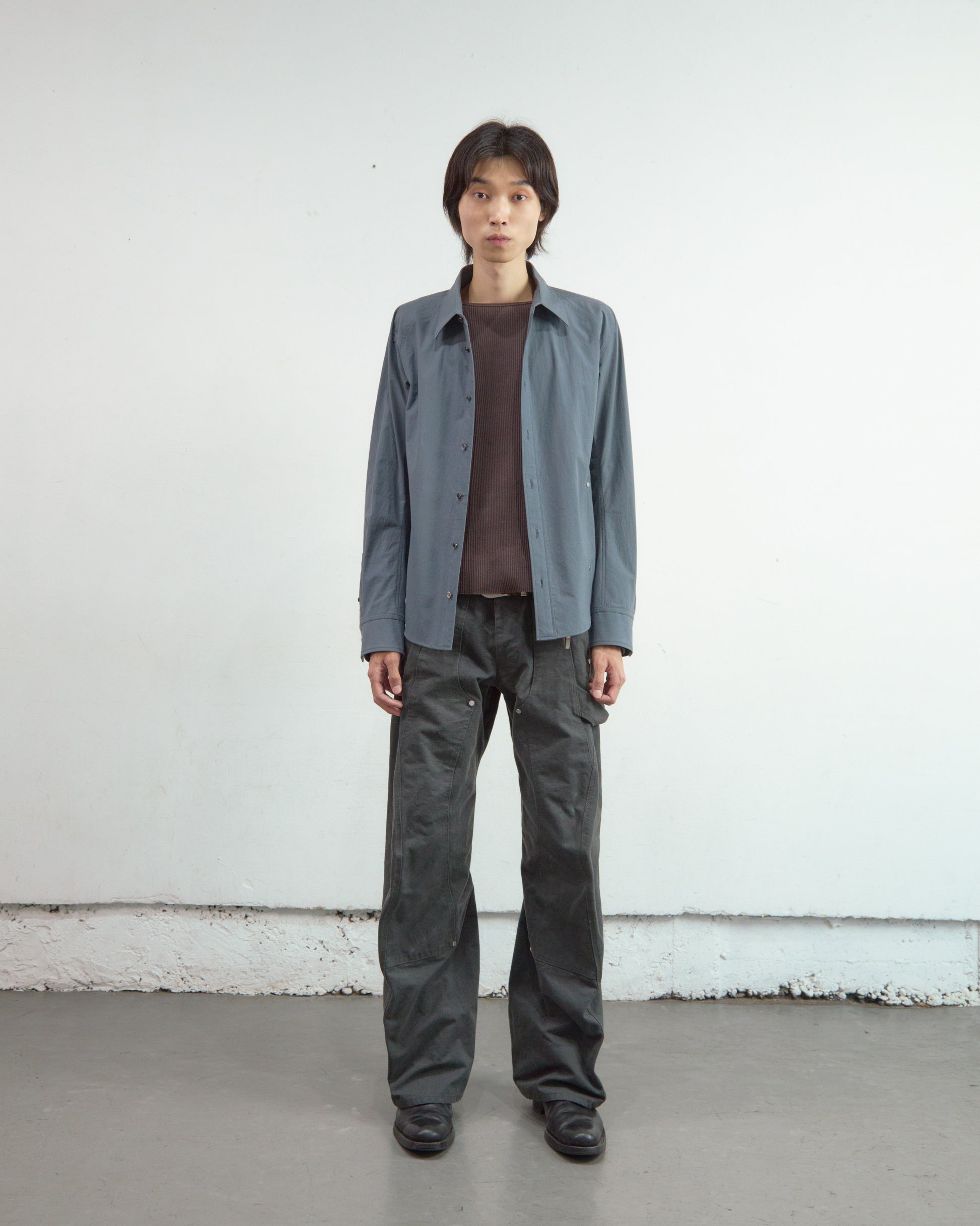 PANELLED LONG SLEEVE SHIRT