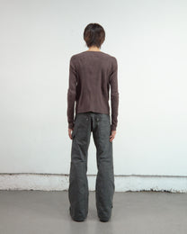 CURVED LEG DOUBLE KNEE WORK PANTS