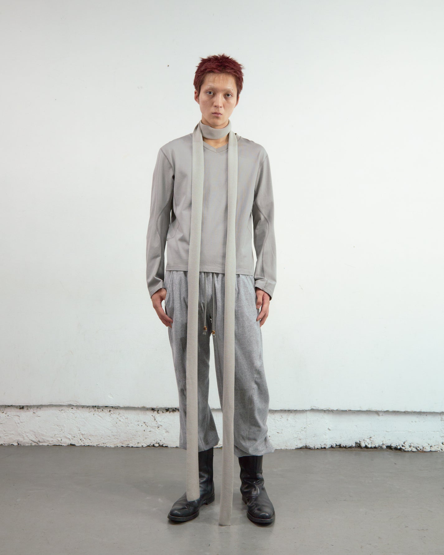 VELOUR 3D TWISTED LOUNGE PANTS