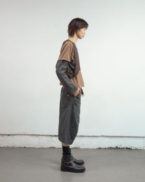 PANELLED MULTI LAYERD T-SHIRT