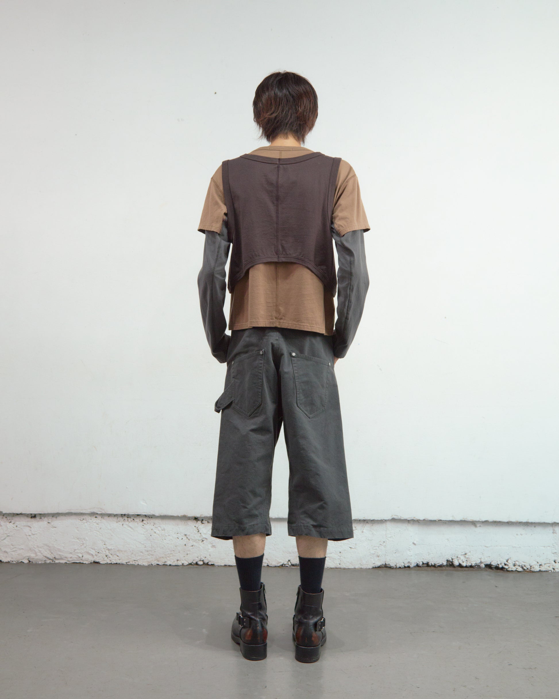 PANELLED MULTI LAYERD T-SHIRT