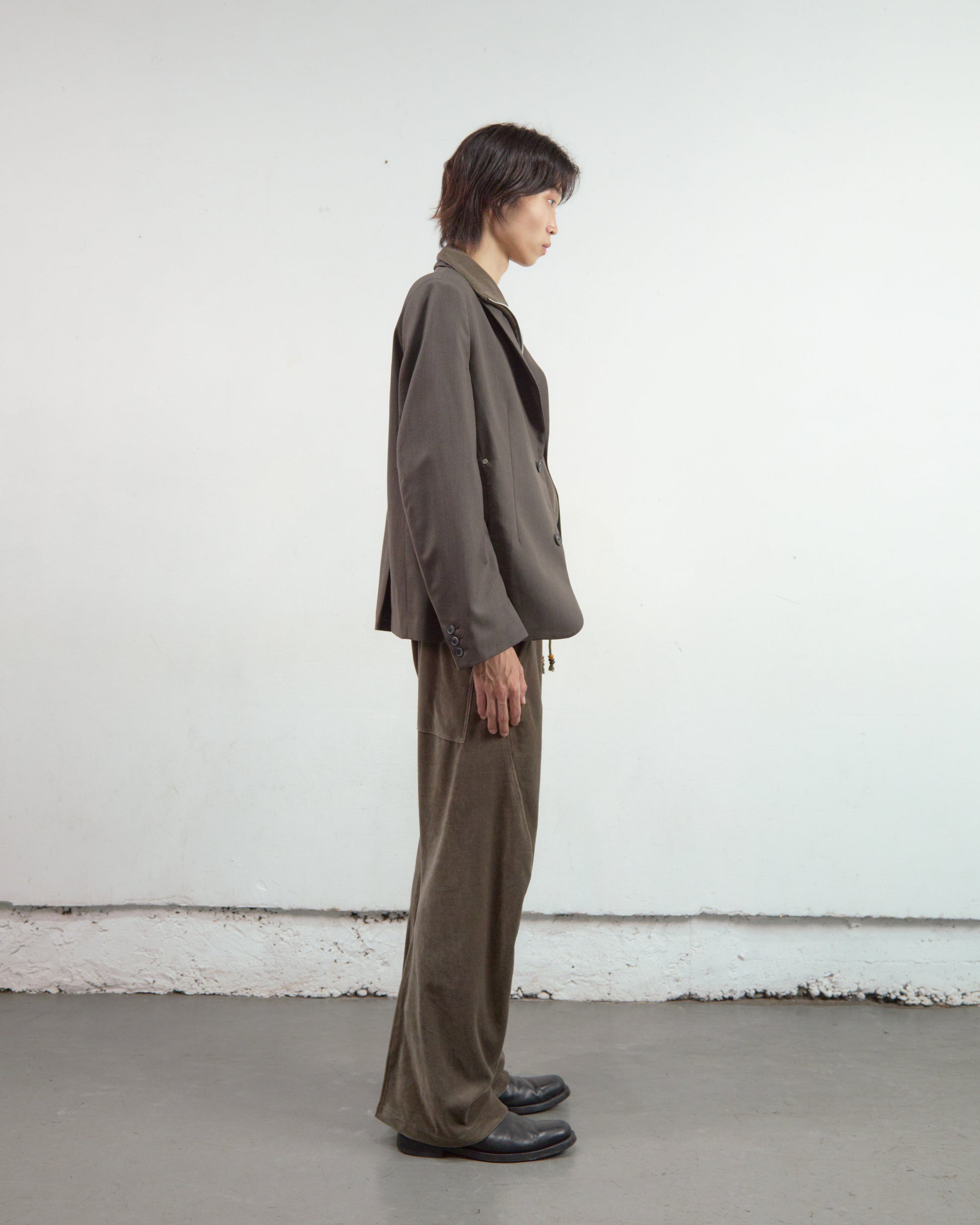 VELOUR 3D TWISTED LOUNGE PANTS