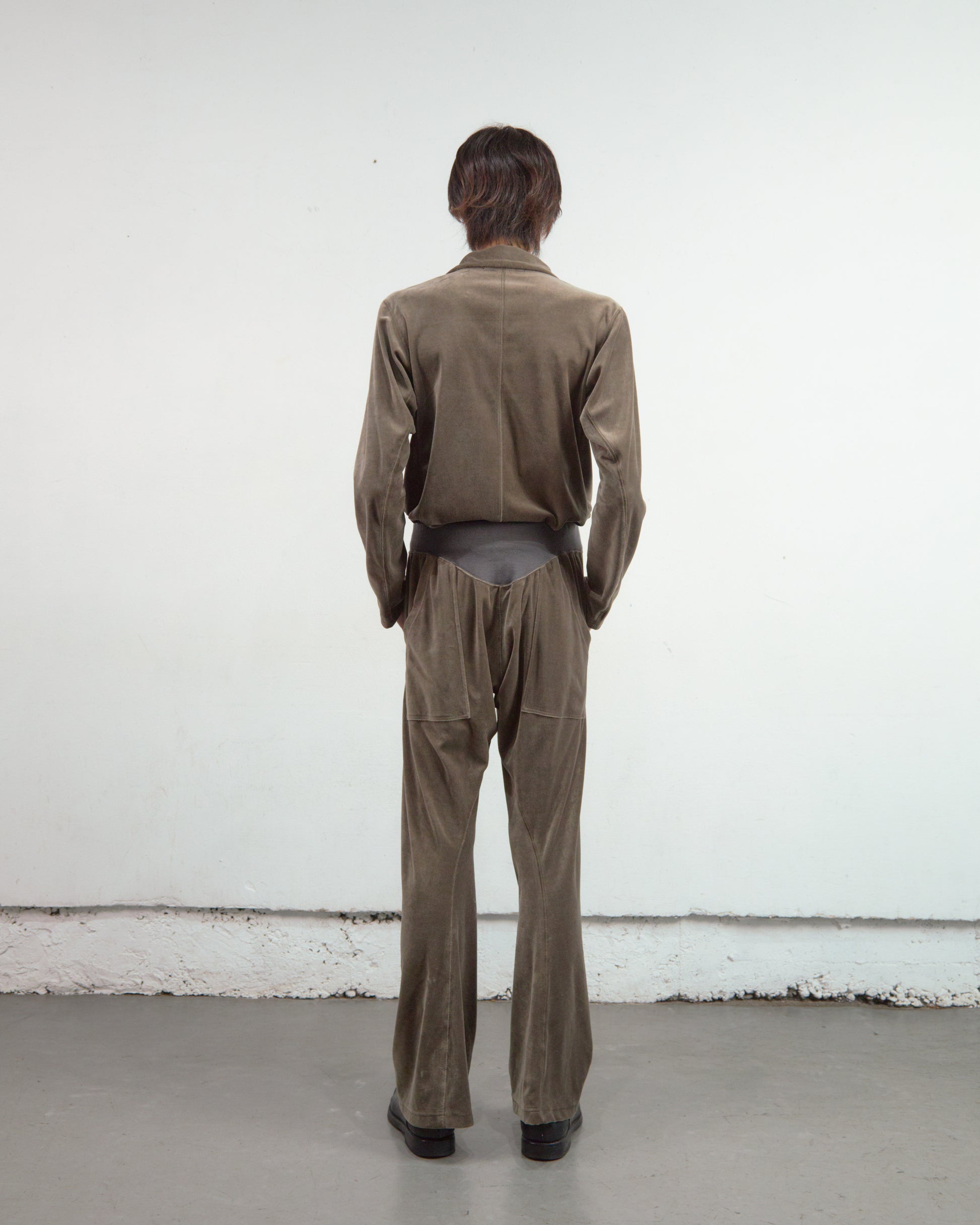 VELOUR 3D TWISTED LOUNGE PANTS