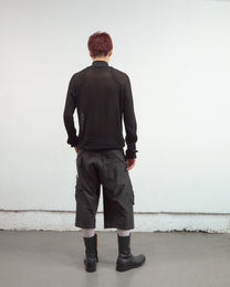 3D TWISTED PARACHUTE CARGO SHORTS