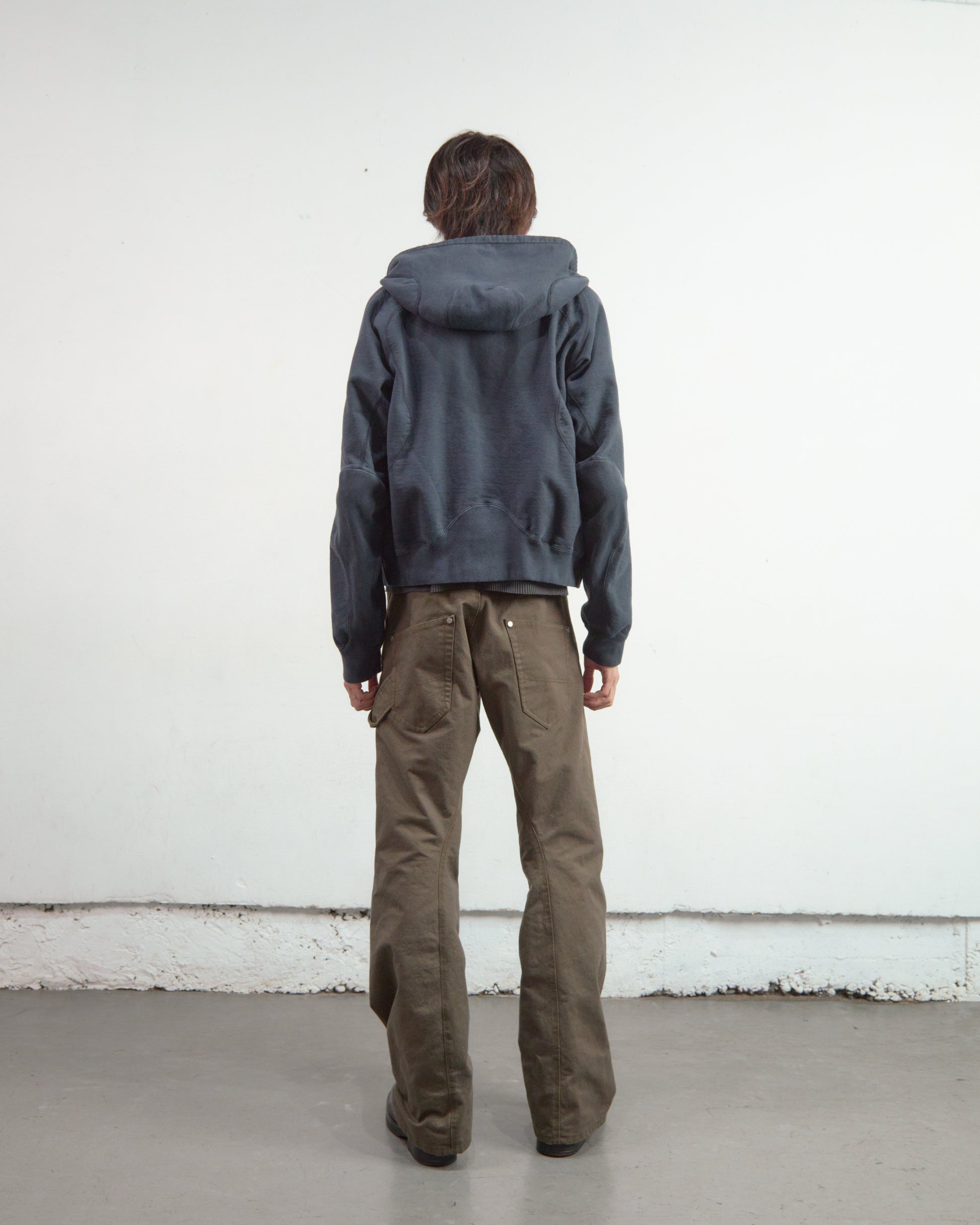 CURVED LEG DOUBLE KNEE WORK PANTS