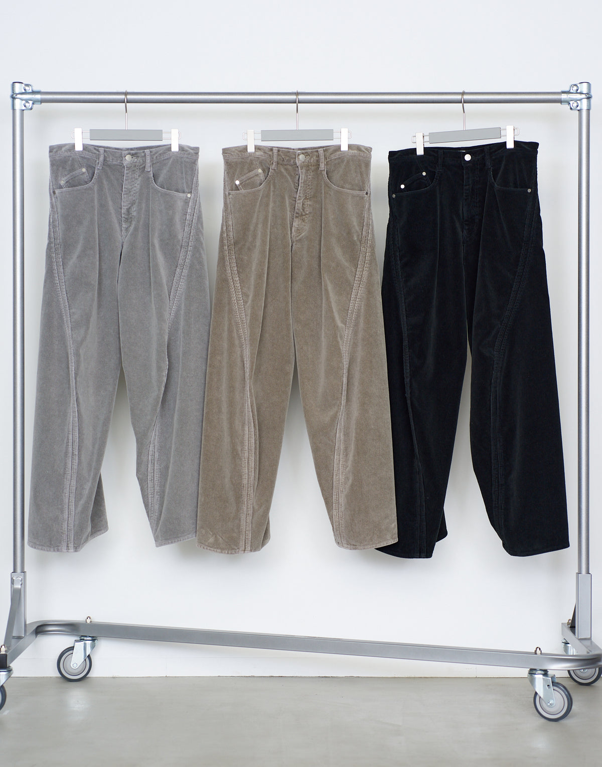 3D TWISTED WIDE LEG 5P PANTS