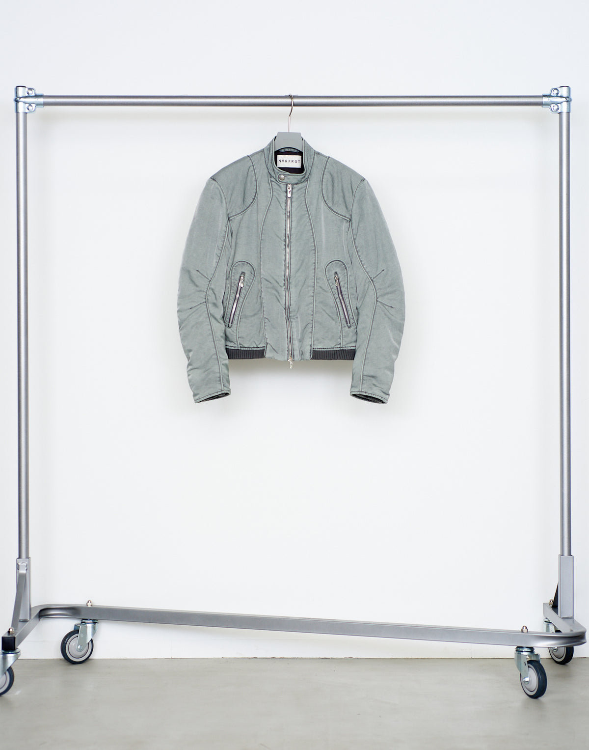PANELLED PADDED MOTO JACKET