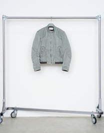 PANELLED PADDED MOTO JACKET