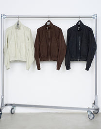 PANELED ZIP UP SWEAT SHIRT